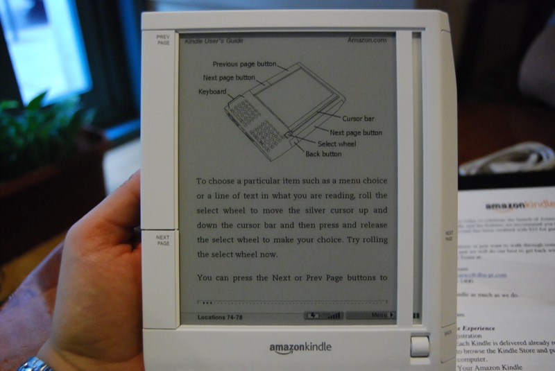 Illustration for article titled Amazon Kindle Hands-On and Questions Answered (Gallery)